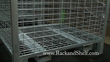 Rigid Wire Containers & Wire Baskets 800-763-9020