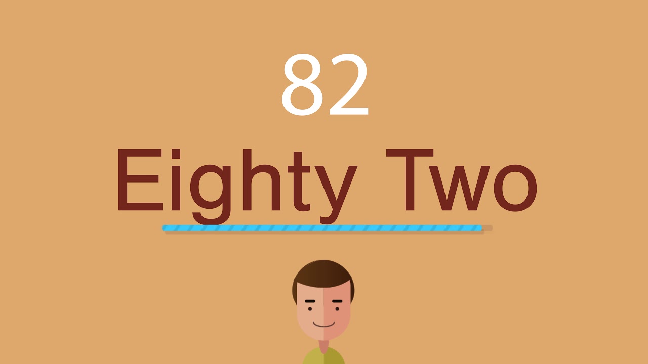 Cómo Se Escribe 82 En Inglés