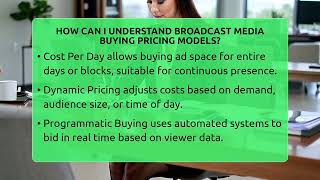 How Can I Understand Broadcast Media Buying Pricing Models? - Marketing and Advertising Guru Profile