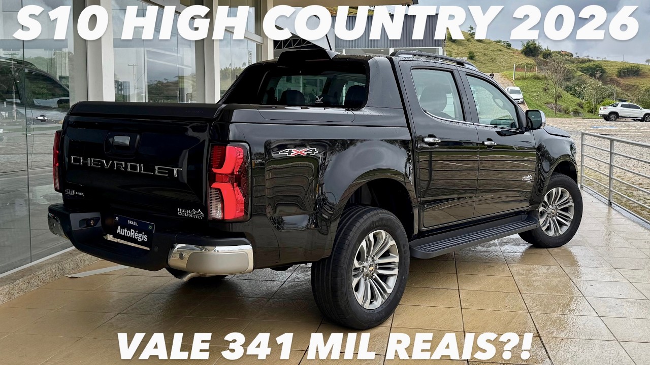 Avaliação Chevrolet S10 High Country 2026 - Vale 341 Mil Reais?! (4K)