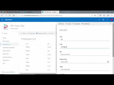 29: SharePoint | Add an Item to a List