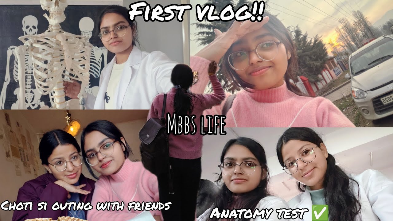 A Day in My MBBS Life at GMC Baramulla !!  | Test Day + Outside Fun 🍕🥪