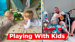 Luke Combs Playing Best Moment With His Adorable Sons