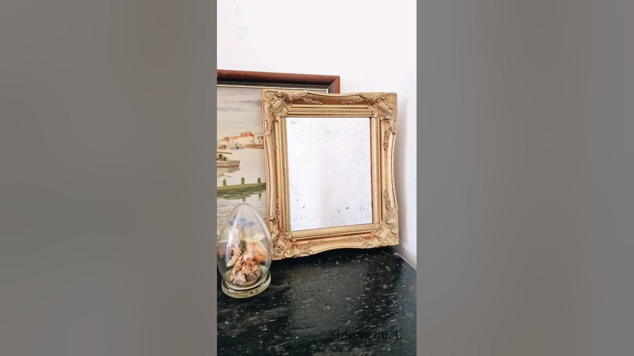 DIY faux antique mirrors with this clever (and inexpensive