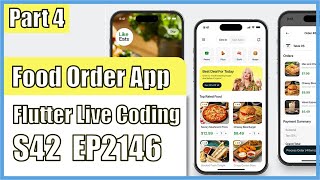 [Flutter] Flutter Live Coding EP2146 (Food Order App UI Part 4)