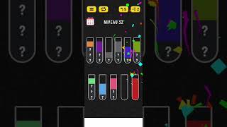 2023 Water Sort Level 32 Walkthrough Solution Android/iOS