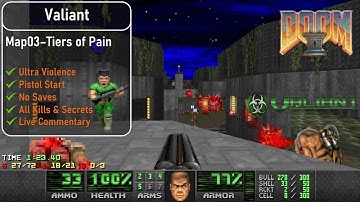 Valiant Map03 - Tiers of Pain [Doom 2, UV, Pistol, 100%]