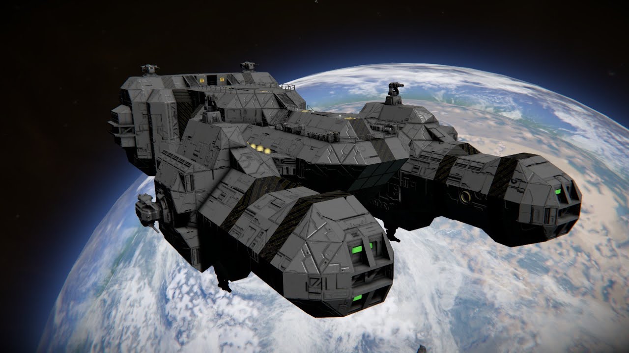 Mother Class Carrier - Space Engineers Ship Review