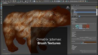 Ornatrix 3dsmax: Brush Textures