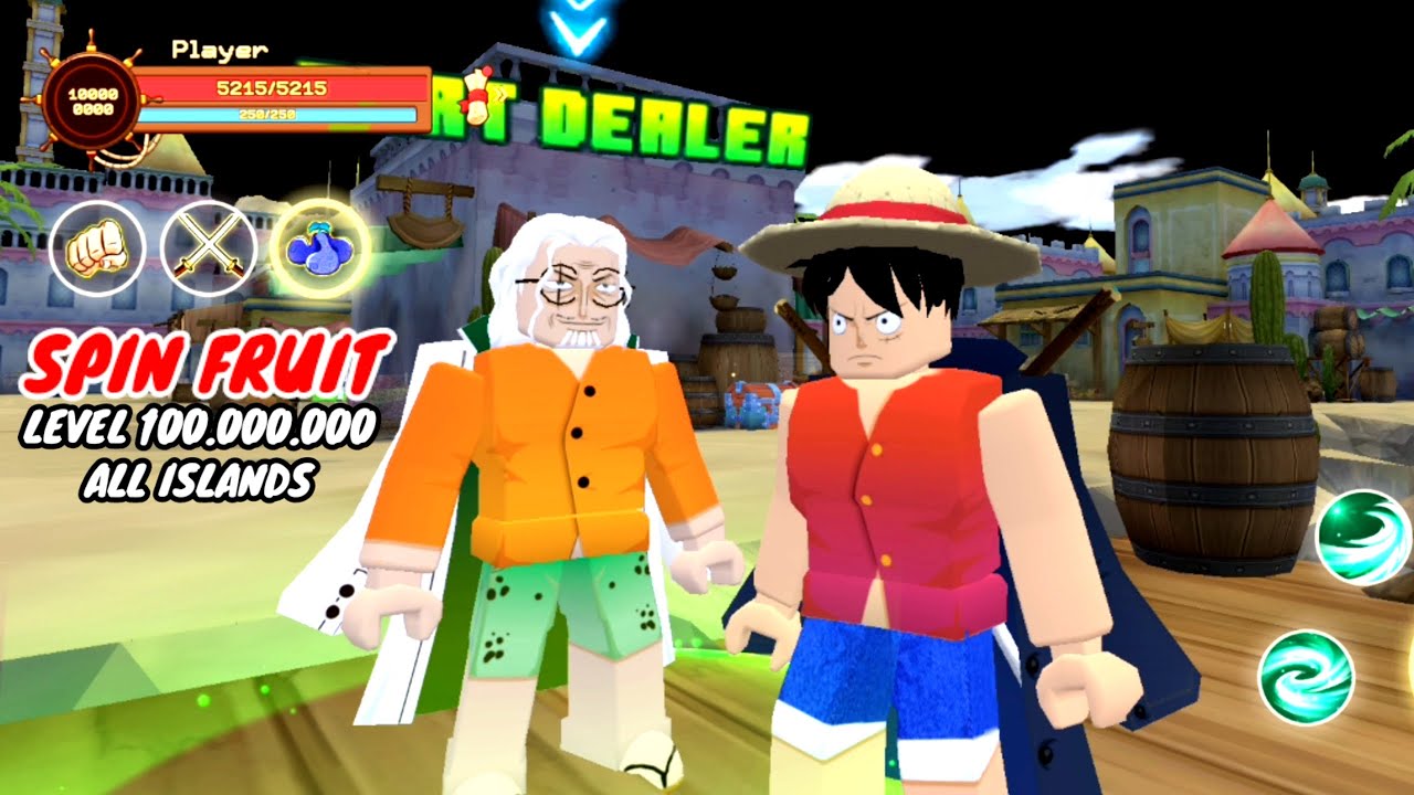 Pirate legend demon fruit gameplay spin fruit level 100.000.000 all islands