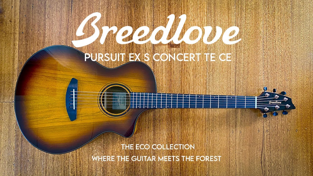 Breedlove | The Eco Series | Pursuit EX S Concert Tiger's Eye CE