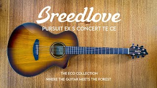 Breedlove | The Eco Series | Pursuit EX S Concert Tiger's Eye CE