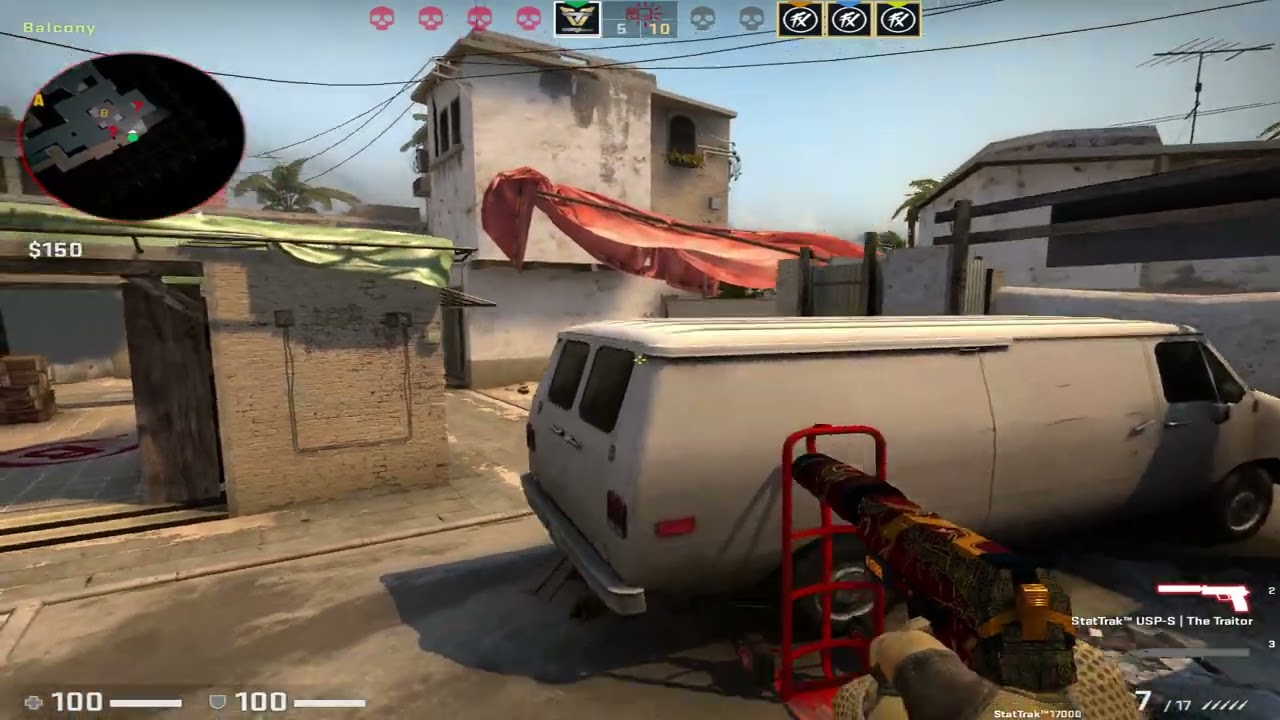 CSGO POV TeamOne pesadelo (25/21) vs Fluxo (mirage) @ ESL Challenger Rotterdam 2022