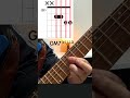 guitar GM9#11 &amp; GM7#11,13 Tension chord 10fret