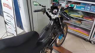 Sound test Knalpot R9 titanium H2 series di Suzuki Satria FU 2009
