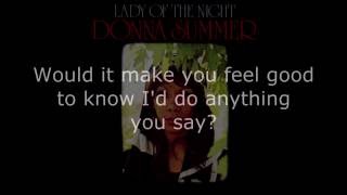 Donna Summer - Wounded LYRICS Remastered \