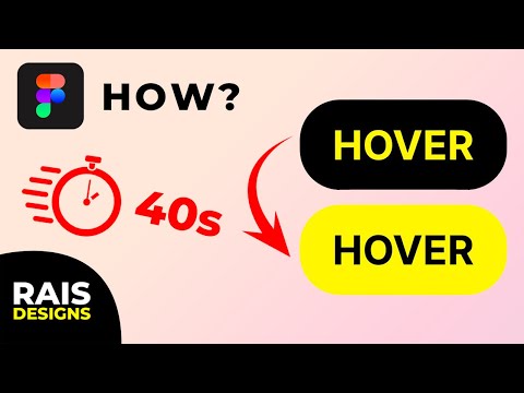 Create Interactive Hover Button in 40 Seconds (Figma Tutorial)