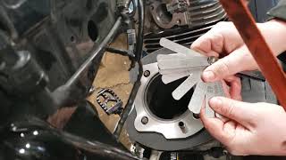 Setting gap on piston rings