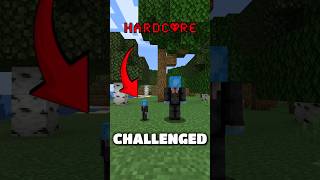 MINECRAFT MICRO-HARDCORE CHALLENGE 💎⛏️ #shorts