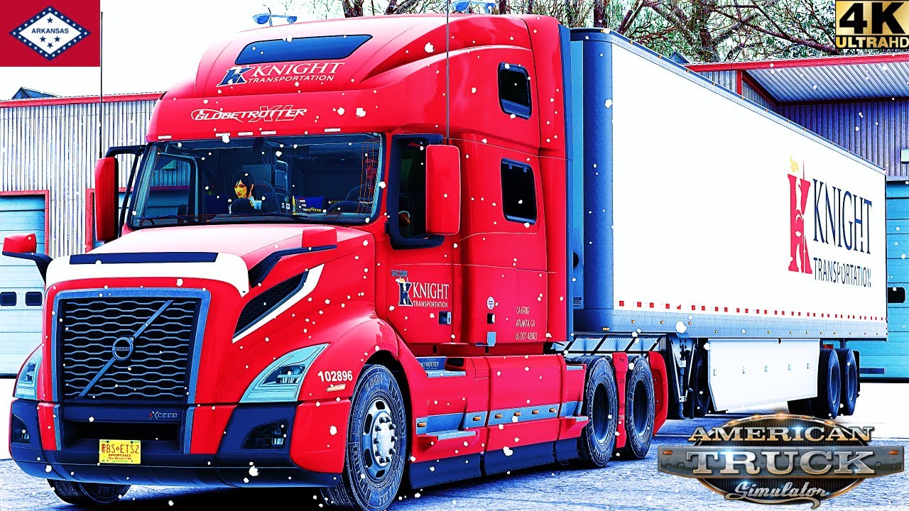 ATS | DLC ARKANSAS | Knight Transportation |  Volvo VNL 2018 | 4K 