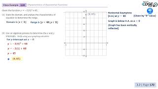 3.22 - Characteristics of Exponential Functions