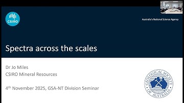 GSA-NT Seminar: From drillcore to continents: Hyperspectral mapping for geologists