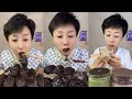 ASMR MUKBANG Chocolate Rice Cake & Sweet Sticky Dessert Eating Sounds