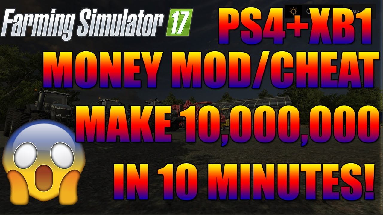 Farming Simulator 2017 (PS4) MONEY CHEAT BOX!! How To Get ALOT of