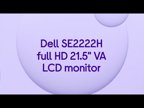 Dell SE2222H Full HD 21.5" VA LCD Monitor - Black - Product Overview