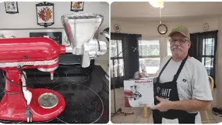 Making My Own Flour with Mockmill Attachment for KitchenAid® Mixer - Real  Advice Gal