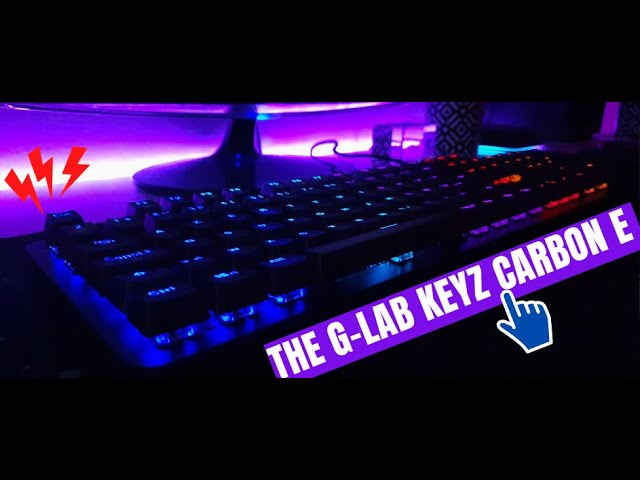 Test The G-Lab Keyz Carbon² : un clavier mécanique à moins de 50 € - Les  Numériques