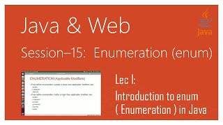 Enumeration ( enum ) in Java | #1 | Introduction to enum ( Enumeration ) in Java