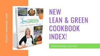 Optavia Lean and Green Cookbook - New Index