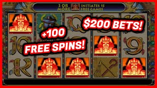 7 FREE SPINS BONUS AT ($200) MAX BET! 🧝‍♀️👸 CLEOPATRA CASINO SLOT MACHINE GAME / AWESOME SPINS! screenshot 4