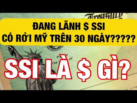 Video 54) ĐANG LÃNH TIỀN SSI CÓ RỜI MỸ TRÊN 30 NGÀY?? SSI LÀ... - youtube