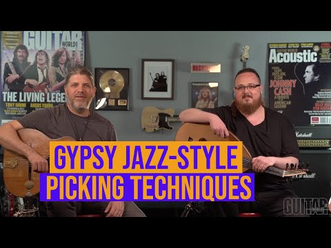 Stéphane Wrembel and Josh Kaye - Gypsy jazz-style rest-stroke picking