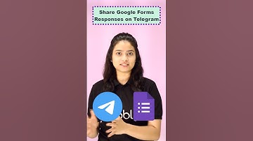 How to Share Google Forms Responses on Telegram #shorts #googleforms