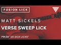 Matt sickels verse sweep lick  jtcguitarcom