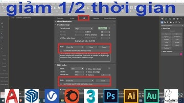 Phương pháp giảm thời gian render vray 3d max | Lưu tính toán Irradiance map và light cache 3dmax