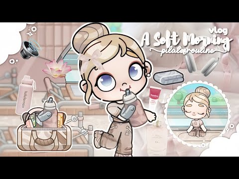 Pilates routine vlog 🎀🩰|| AvatarWorld