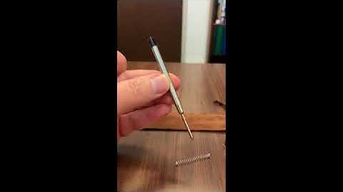 Bolt Action Pen Video