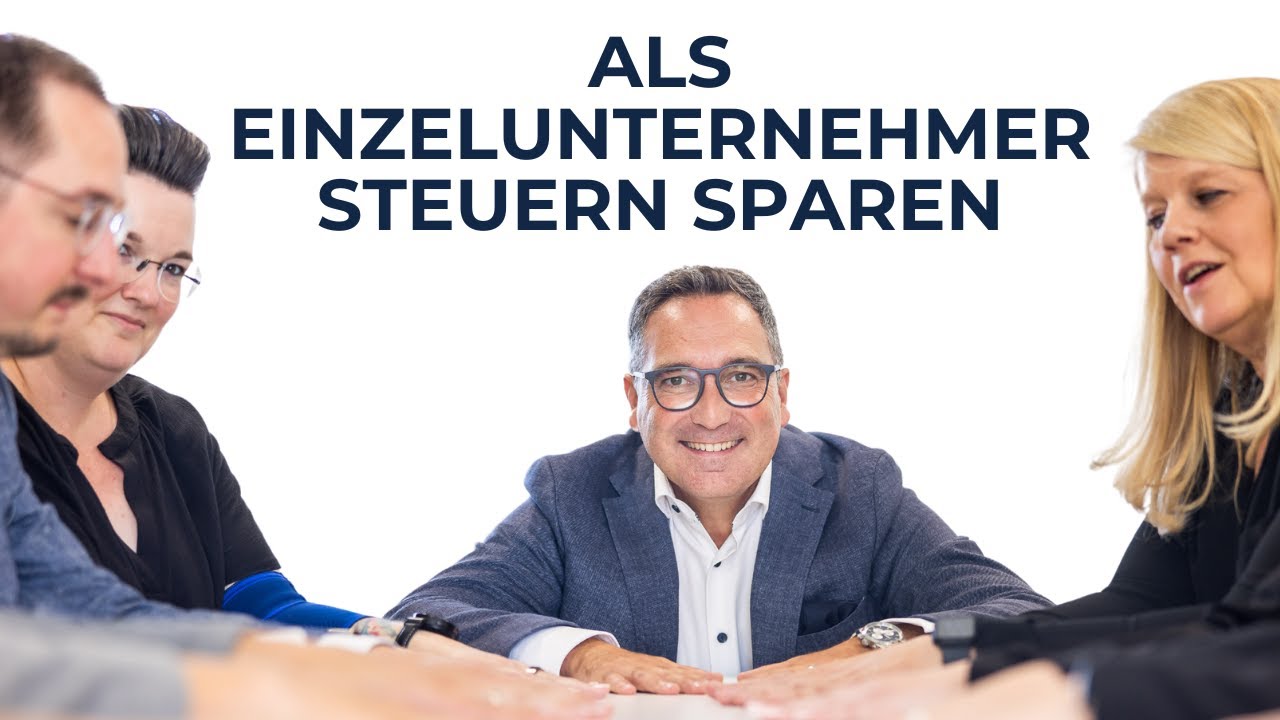 Als Einzelunternehmer Steuern sparen