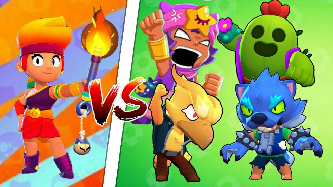 Amber Vs Tum Efsanevi Karakterler Brawl Stars Youtube