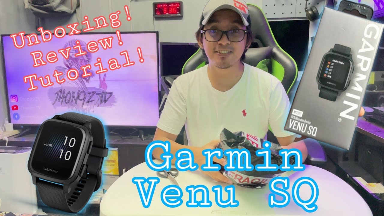 GARMIN VENU SQ : UNBOXING, REVIEW AND TUTORIAL - YouTube