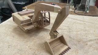 Wooden Model Build - The Excavator Ep 5