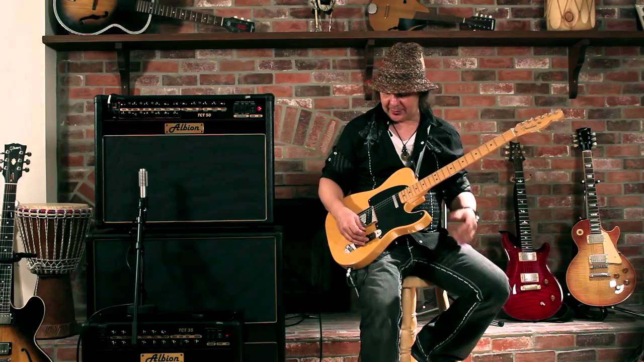 Getting a Keith Richards sound with the Albion TCT50C amplifier. YouTube