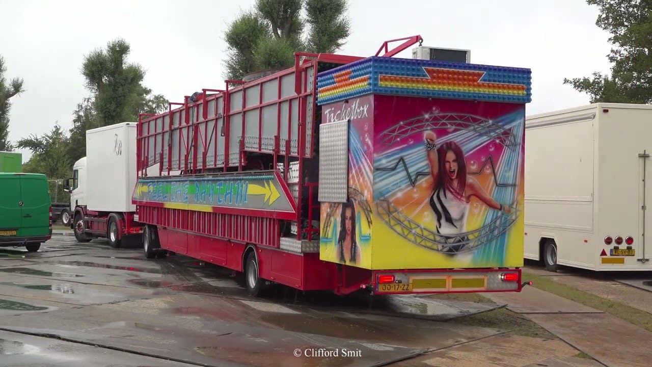 Kermis Uitgeest 2025 Transport en opbouw Deel 1