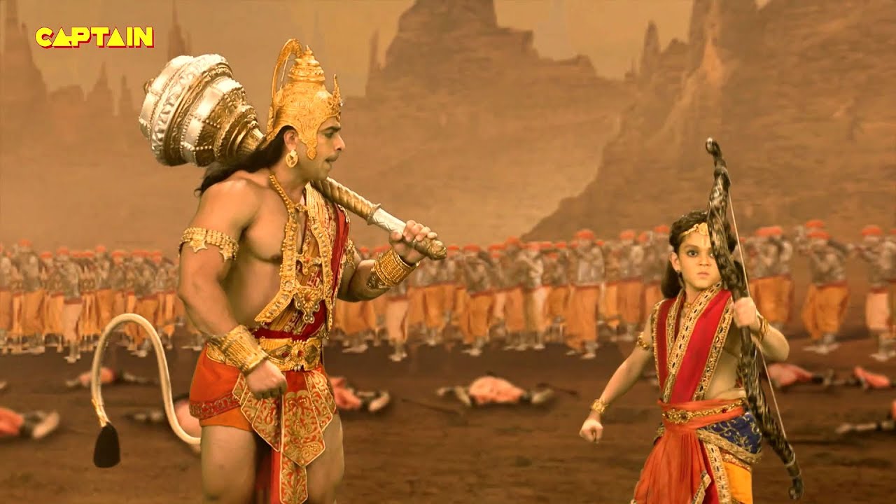 युद्ध भूमि में पुष्कल के क्रोध को देख परेशान हो उठे हनुमान जी || महाबली हनुमान || भाग. 547