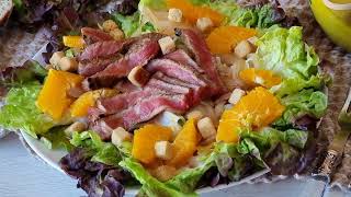 Ensalada de naranja y tataki de ternera | Lupa Supermercados