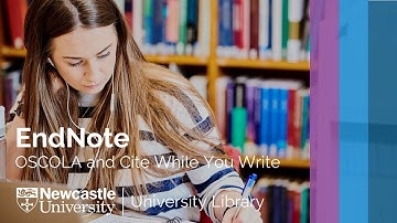 EndNote: OSCOLA and Cite While You Write